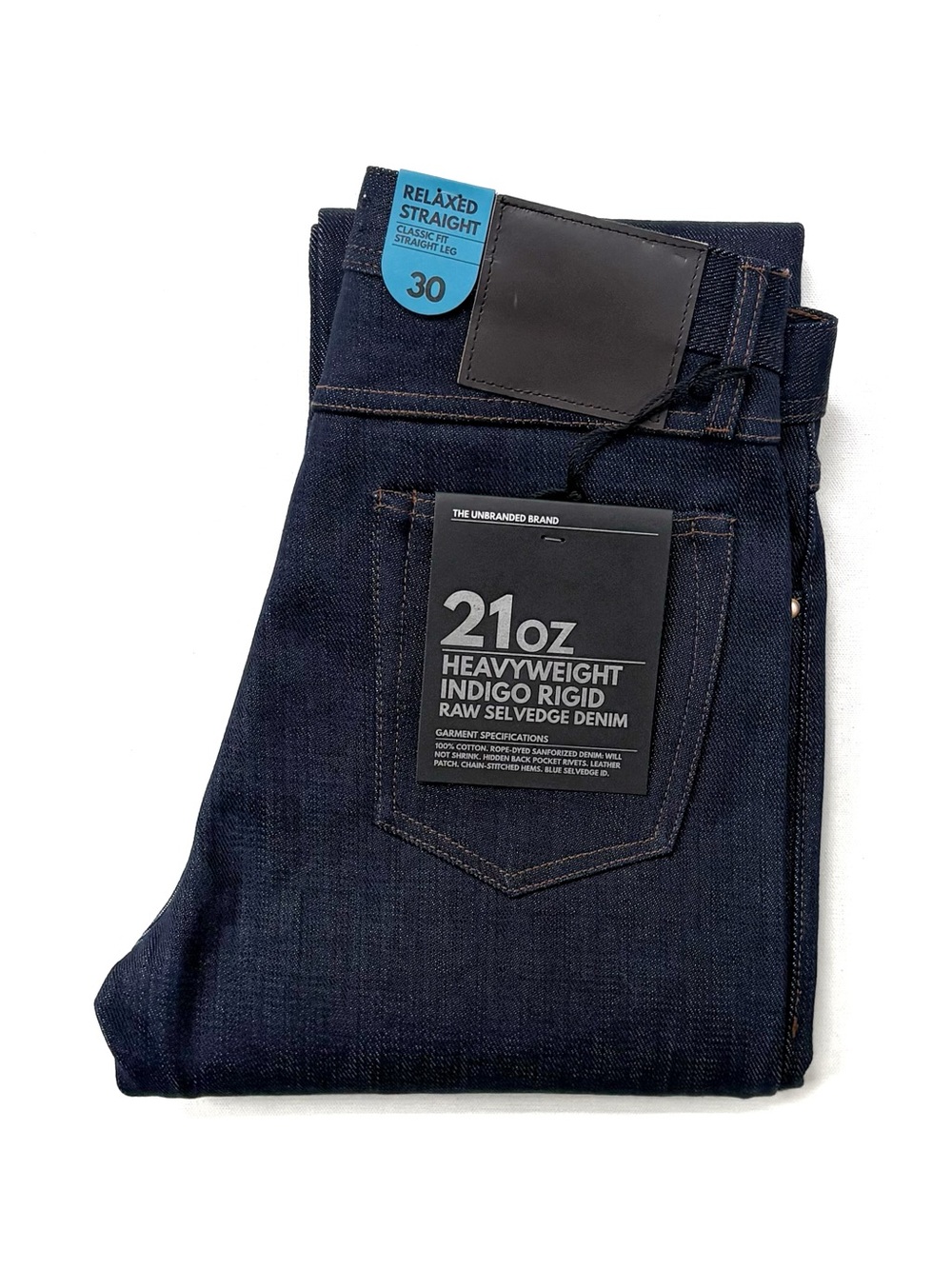 The Unbranded Brand UB821 21oz Selvedge Denim - Relaxed Straight Fit Jeans